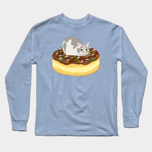 Cat Loaf Donut Long Sleeve T-Shirt